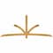 Ekena Millwork Davenport Rough Sawn Timber Gable Bracket, Western Red Cedar, 108"W x 45"H x 4"D x 4"F, 10/12 Pitch GBW108X45X0404DAV00RWR - alternate 1